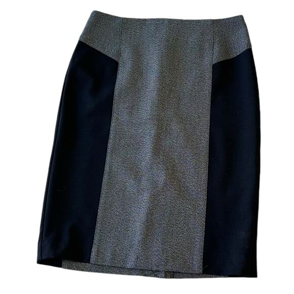 Van Heusen Dresses & Skirts - Womens Skirt Size 4 Black Grey Professional Structured Pencil Office Siren Work